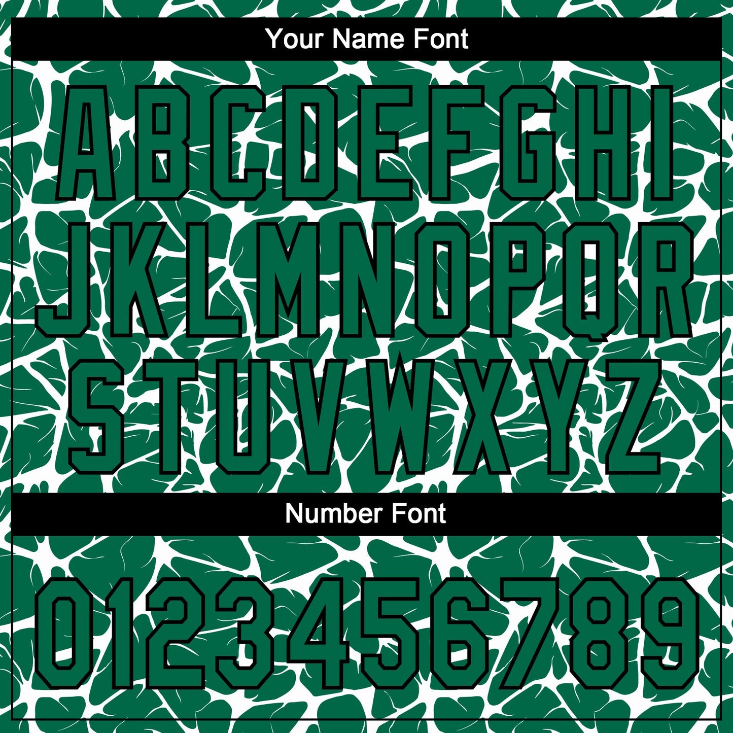 Custom Kelly Green Black-White Abstract Network Crackle Two-Button Unisex Softball Jersey