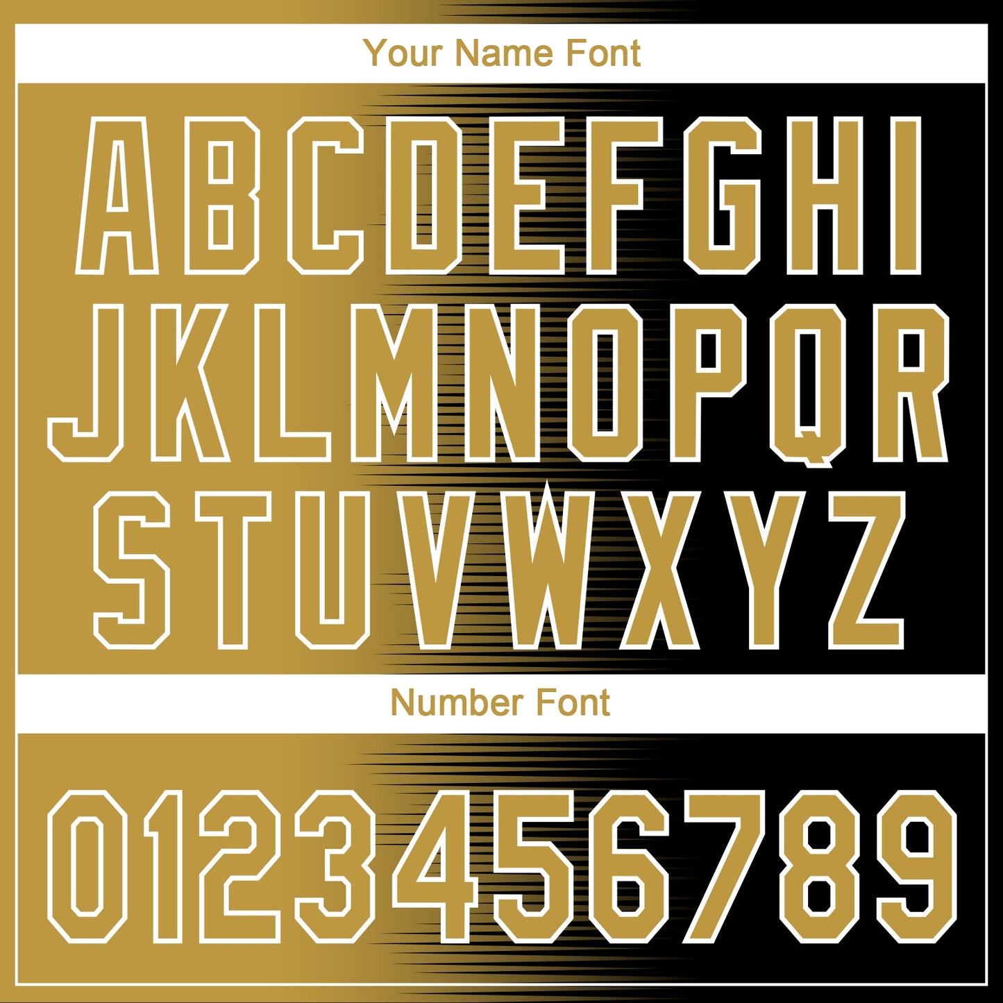 Custom Black Old Gold-White Gradient Horizontal Stripe Two-Button Unisex Softball Jersey
