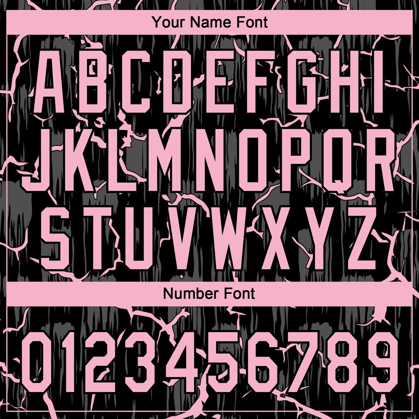 Custom Black Light Pink-Gray Raglan Sleeves Neon Lightning Crackle Two-Button Unisex Softball Jersey