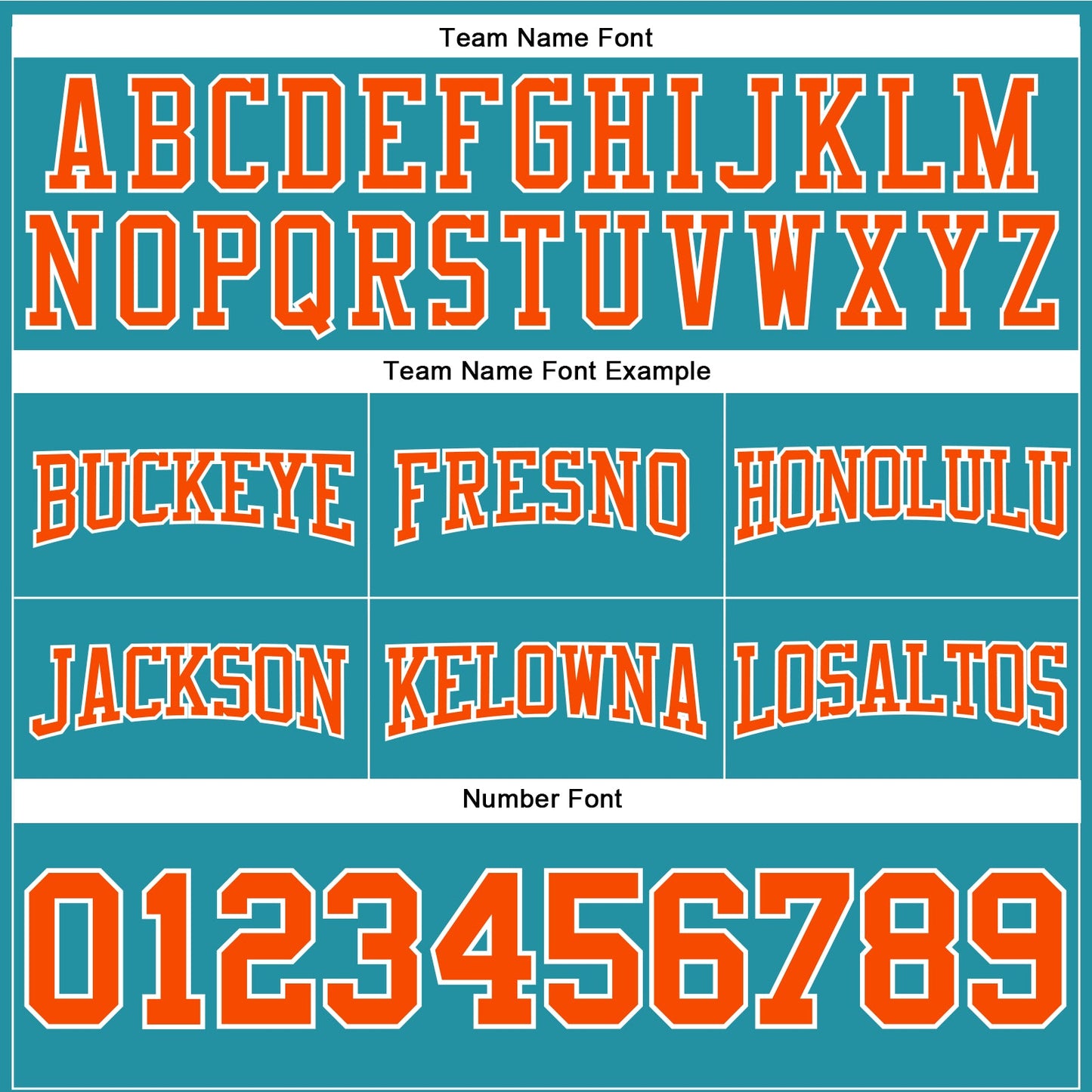 Custom Stitched Teal Orange-White Football Pullover Sweatshirt Hoodie