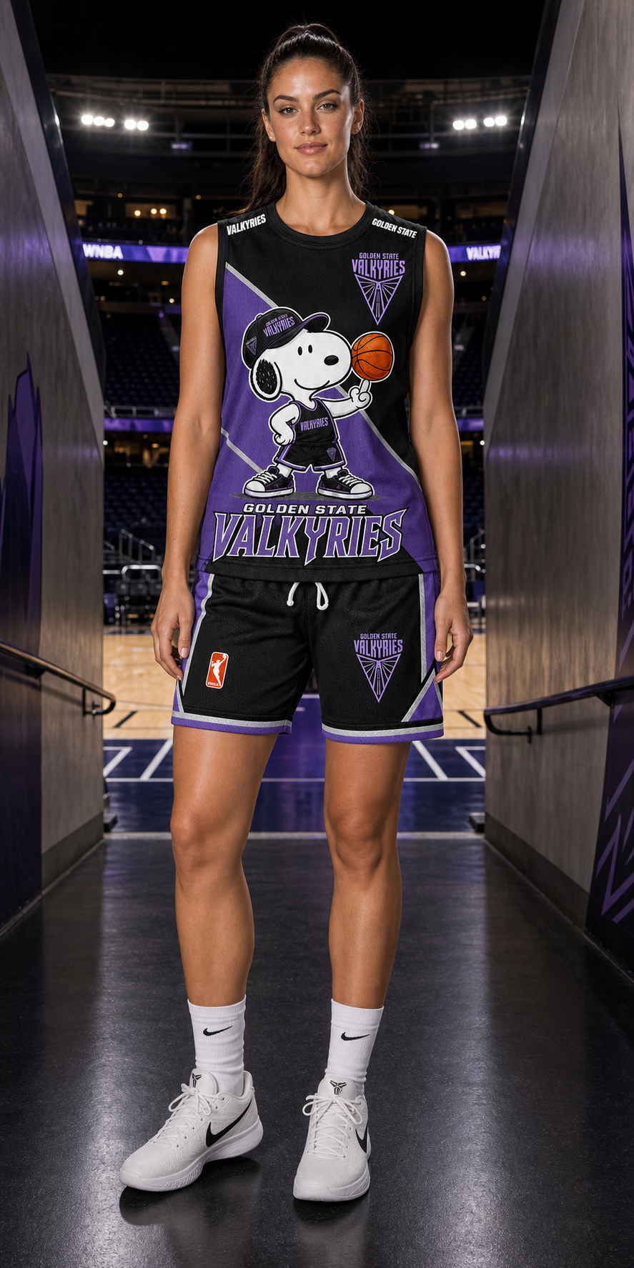 Sport Fan Set — Tanktop + Shorts | All 30 Teams Available-COMBO GIFTS FOR FAN basketball woman