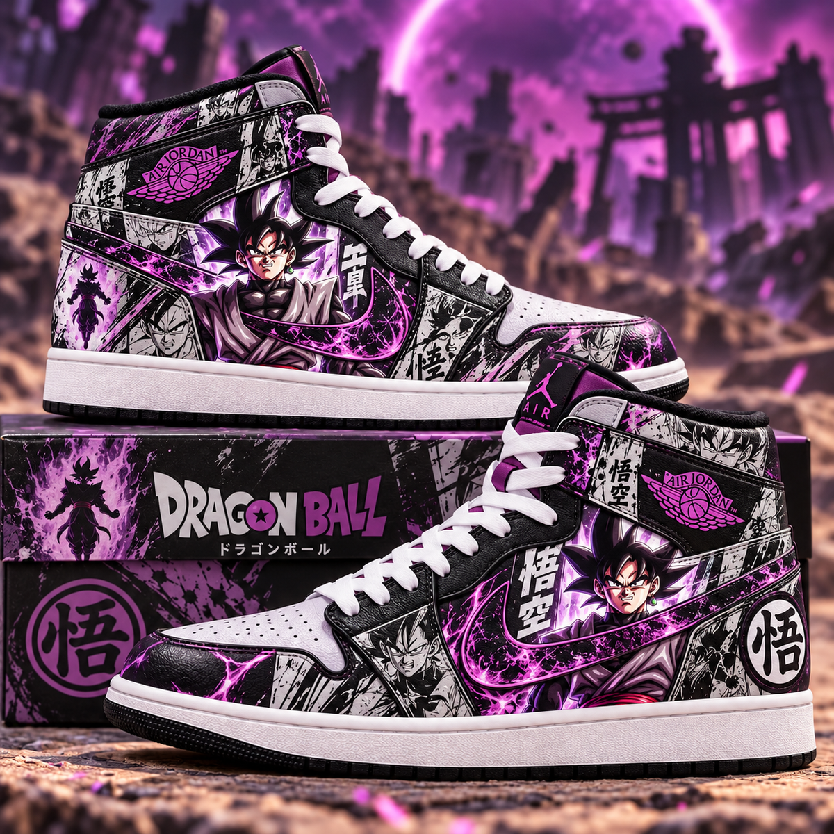 Dragon Ball Black Goku Fan Shoes GIFT — Anime Sneaker