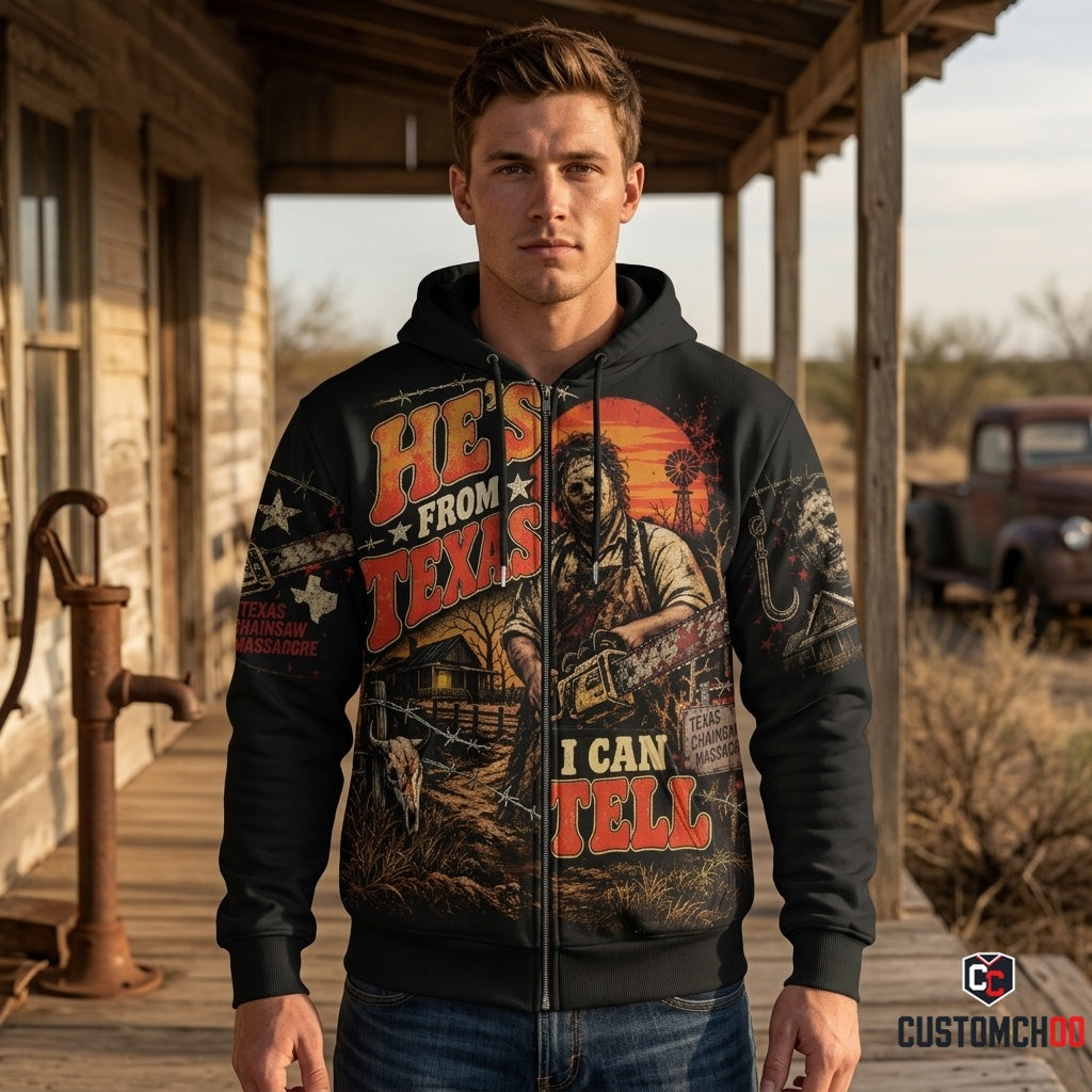 Texas Chainsaw Inspired Shirt — Retro Horror Movie Fan Tee