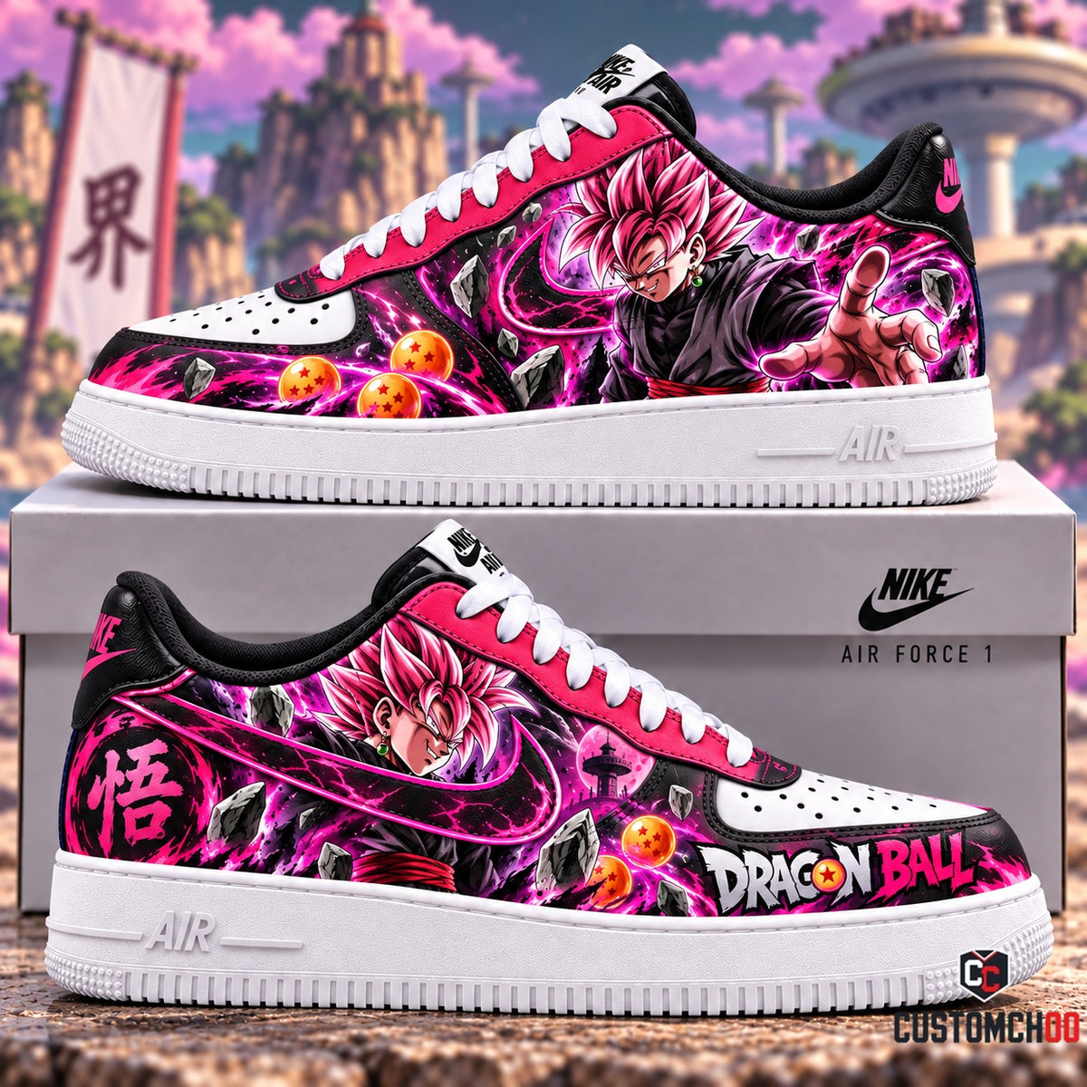 Dragon Ball Black Goku Fan Shoes GIFT — Anime Sneaker -Ver2