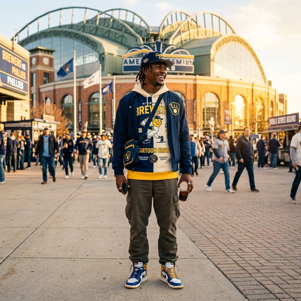 Milwaukee Brewers Cartoon Crew World Series 2026 Hoodie Set - Customchoo