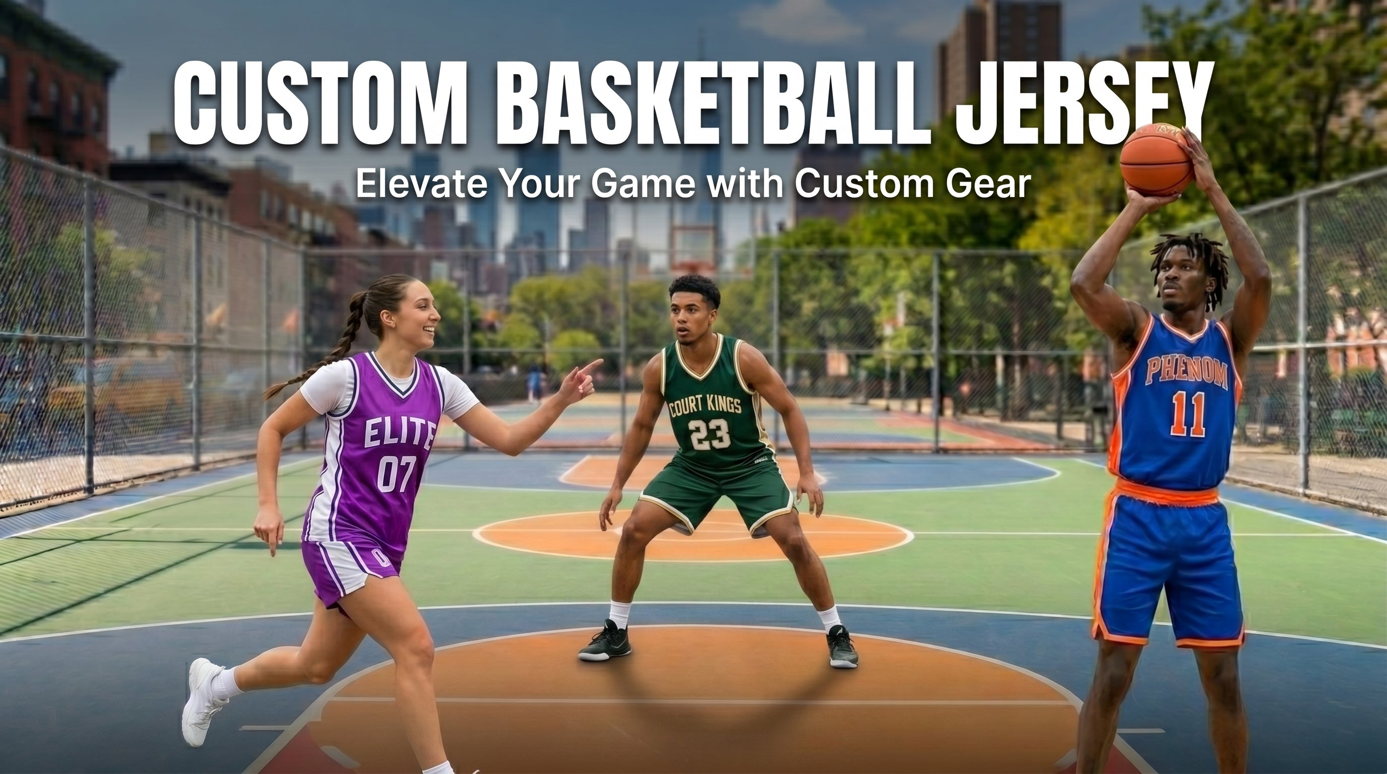 Basketball Jerseys set