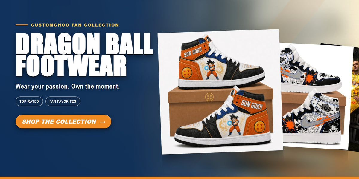 Dragon Ball Footwear & Shoes collection banner