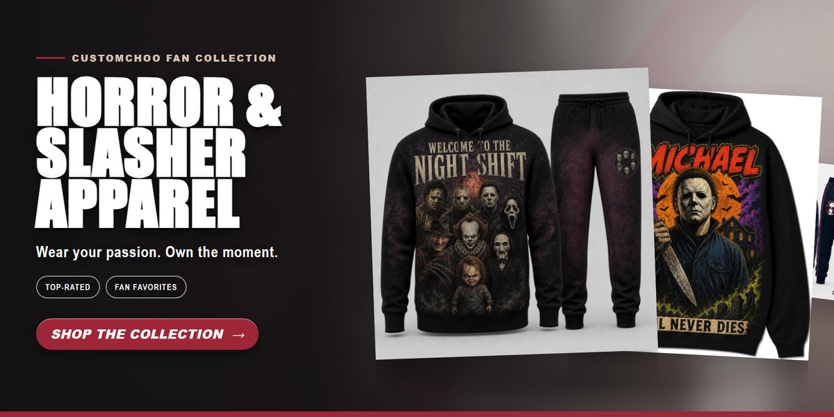 Horror & Slasher Apparel collection banner