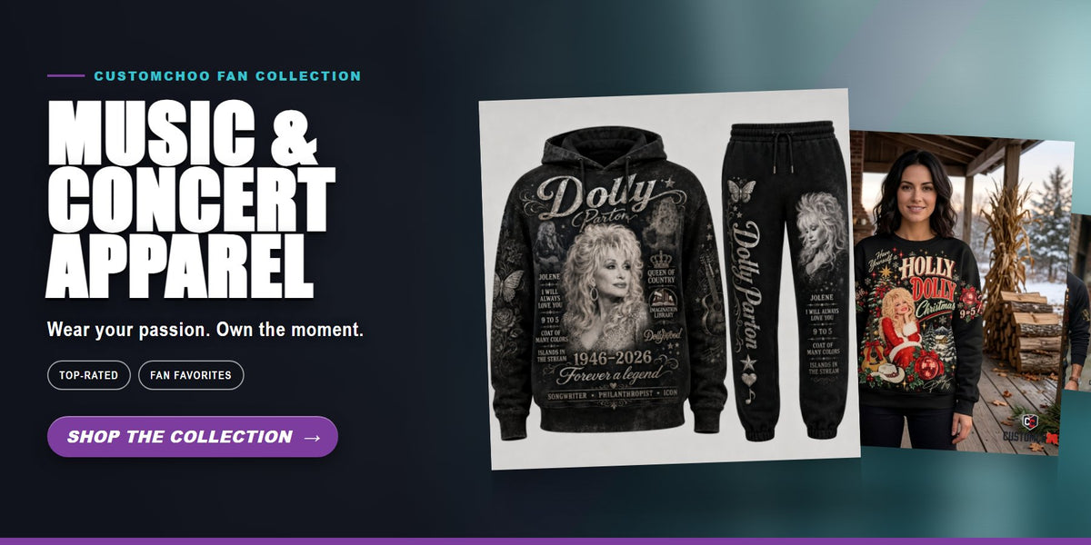 Music & Concert Apparel collection banner