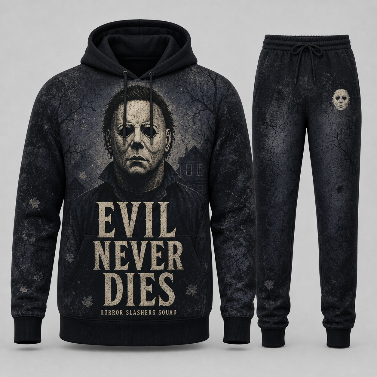 Michael Myers Horror Slashers Squad hoodie and pants set