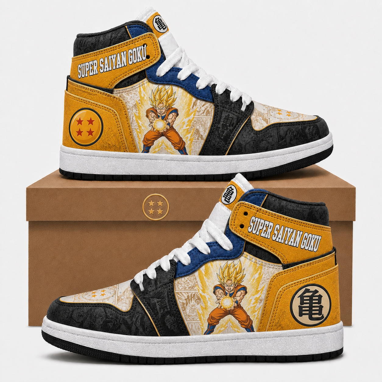 Anime Fan Edition High Top Sneakers — Anime Inspired Inspired Fan Shoes - Custom Fan Apparel Image 8