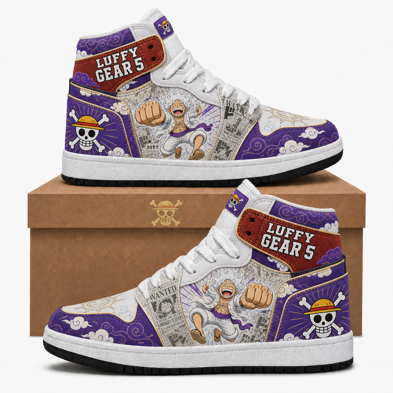 Anime Fan Edition High Top Sneakers — Anime Inspired Inspired Fan Shoes - Custom Fan Apparel Image 10