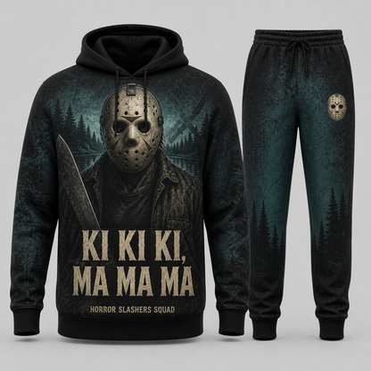 Jason Voorhees Horror Slashers Squad hoodie and pants set