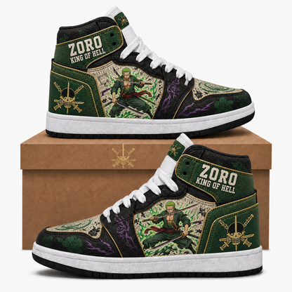 Anime Fan Edition High Top Sneakers — Anime Inspired Inspired Fan Shoes - Custom Fan Apparel Image 9