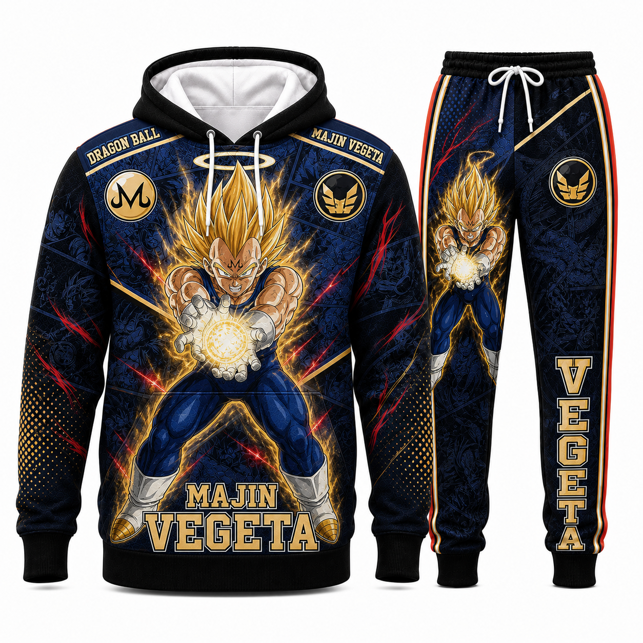 Goku Ultra Instinct Hoodie & Sweatpants Tracksuit Set — Dragon Ball Super Inspired - Custom Fan Apparel Image 4