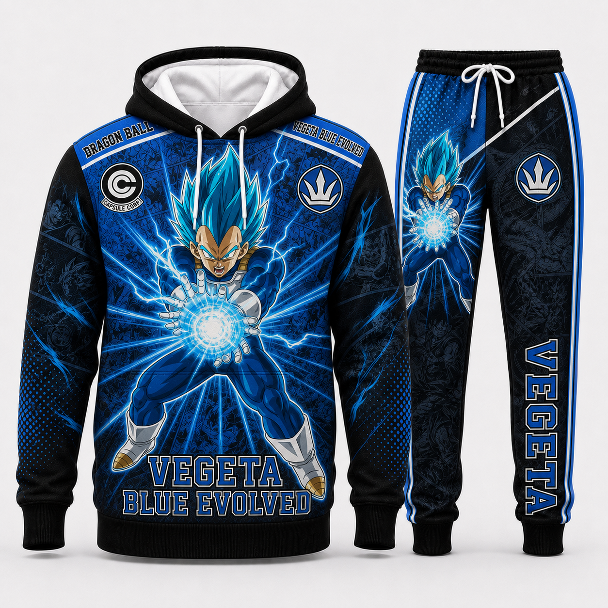 Son Goku Hoodie & Sweatpants Tracksuit Set — Dragon Ball Z Inspired - Custom Fan Apparel Image 3