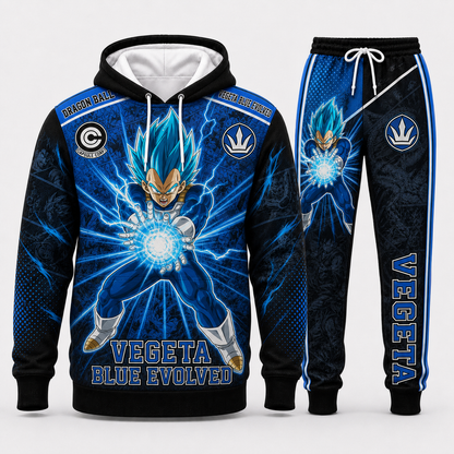 Son Goku Hoodie & Sweatpants Tracksuit Set — Dragon Ball Z Inspired - Custom Fan Apparel Image 3