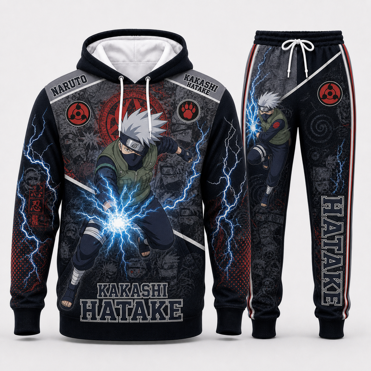 Naruto Sage Mode Hoodie & Sweatpants Tracksuit Set — Naruto Shippuden Inspired - Custom Fan Apparel Image 5