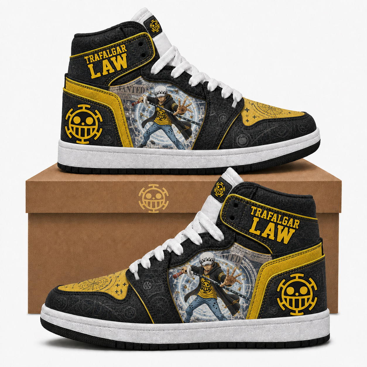 Anime Fan Edition High Top Sneakers — Anime Inspired Inspired Fan Shoes - Custom Fan Apparel Image 8
