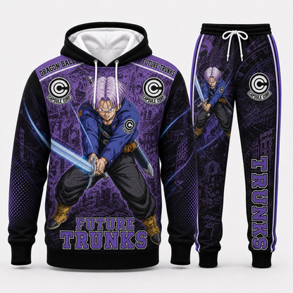 Son Goku Hoodie & Sweatpants Tracksuit Set — Dragon Ball Z Inspired - Custom Fan Apparel Image 4
