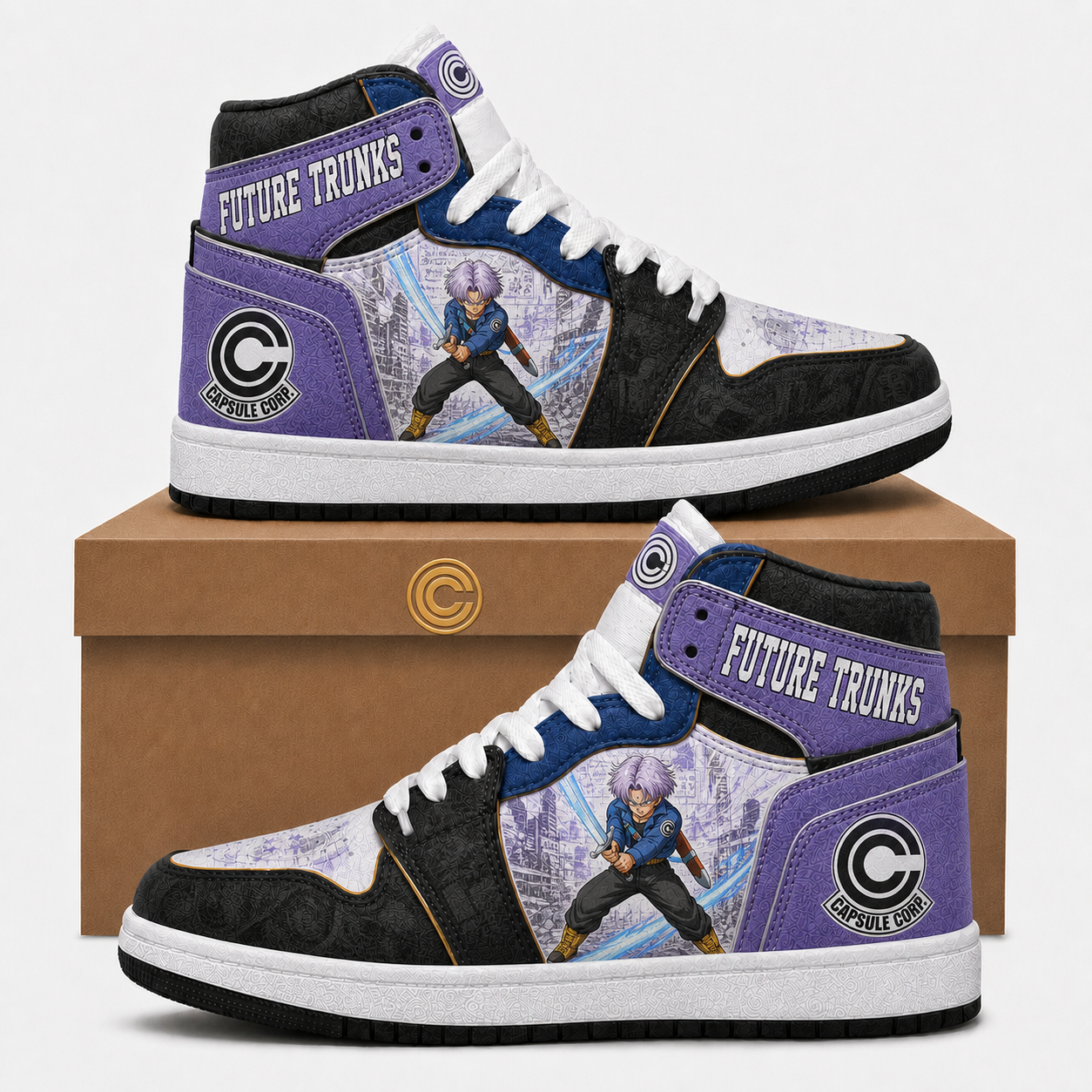Son Goku High Top Sneakers — Dragon Ball Z Inspired Fan Shoes - Custom Fan Apparel Image 6