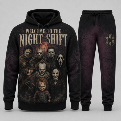 Horror Slashers Squad Horror Slashers Squad hoodie and pants set