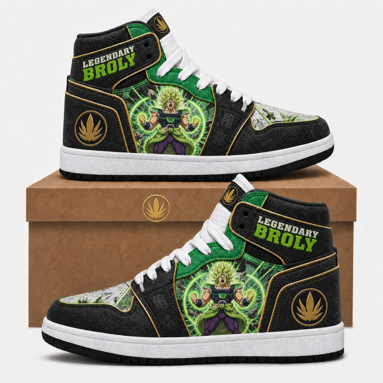 Son Goku High Top Sneakers — Dragon Ball Z Inspired Fan Shoes - Custom Fan Apparel Image 7