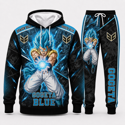 Goku Ultra Instinct Hoodie & Sweatpants Tracksuit Set — Dragon Ball Super Inspired - Custom Fan Apparel Image 6
