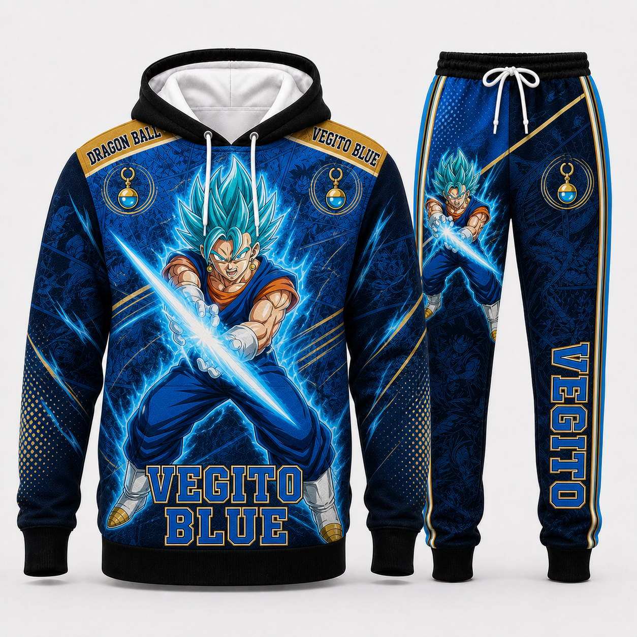Son Goku Hoodie & Sweatpants Tracksuit Set — Dragon Ball Z Inspired - Custom Fan Apparel Image 6
