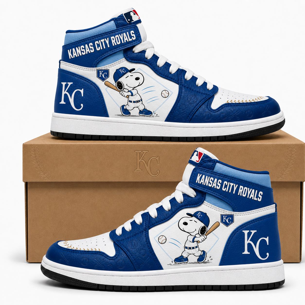 Snoopy MLB Baseball High Top Sneakers (Edition 3) | All 30 Teams Available - Custom Fan Apparel Image 13