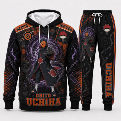 Uzumaki Naruto Hoodie & Sweatpants Tracksuit Set — Naruto Shippuden Inspired - Custom Fan Apparel Image 7