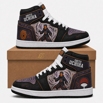 Uzumaki Naruto High Top Sneakers — Naruto Shippuden Inspired Fan Shoes - Custom Fan Apparel Image 9