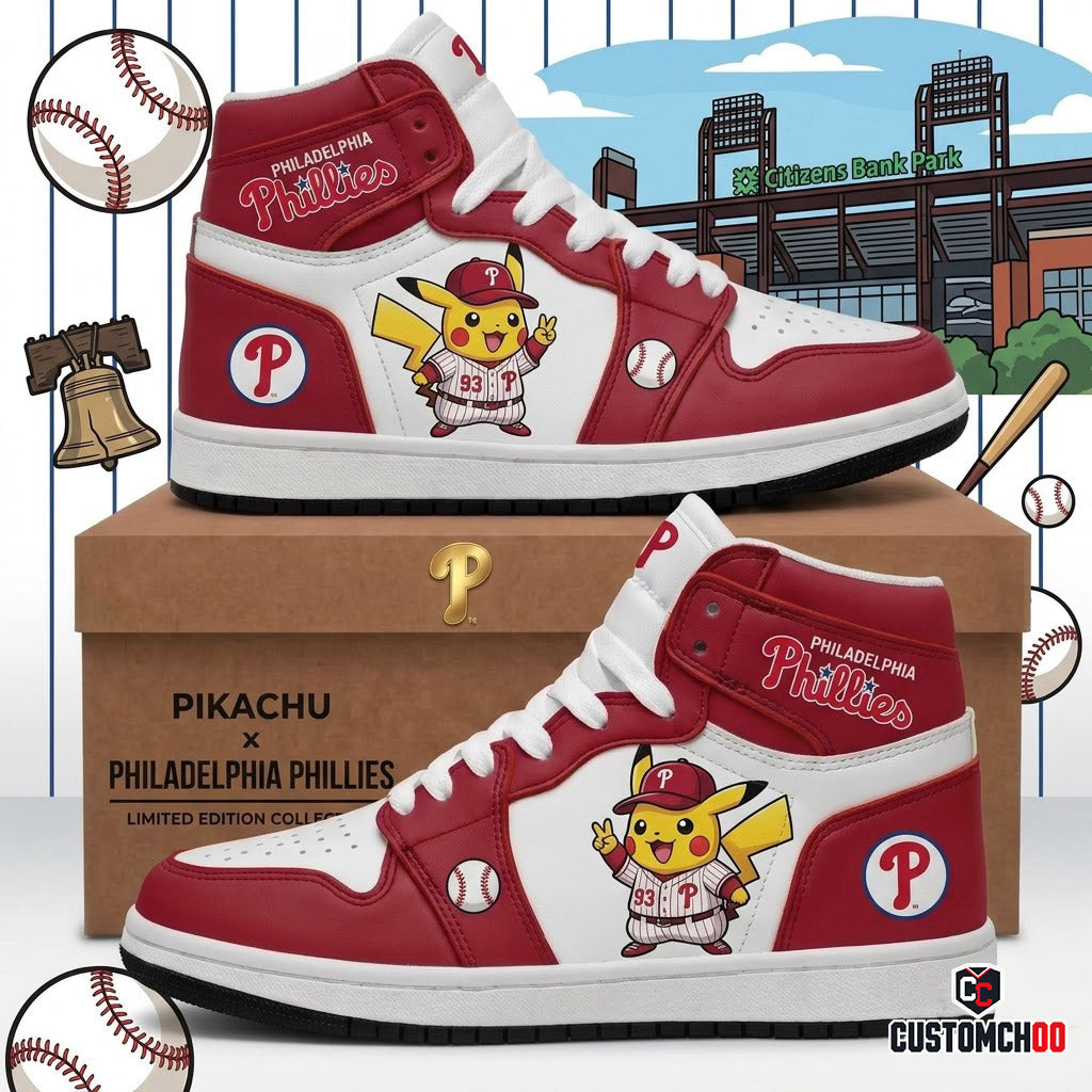 MLB x Pokemon Baseball Fan High Top Sneakers | All 30 Teams Available