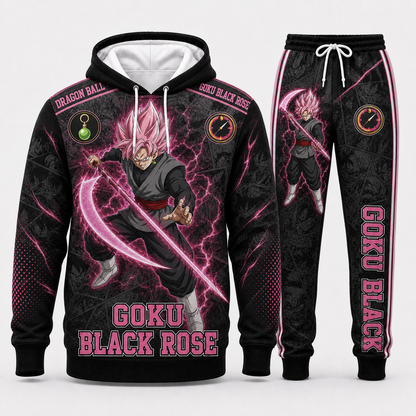 Goku Ultra Instinct Hoodie & Sweatpants Tracksuit Set — Dragon Ball Super Inspired - Custom Fan Apparel Image 7