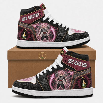 Anime Fan Edition High Top Sneakers — Anime Inspired Inspired Fan Shoes - Custom Fan Apparel Image 4