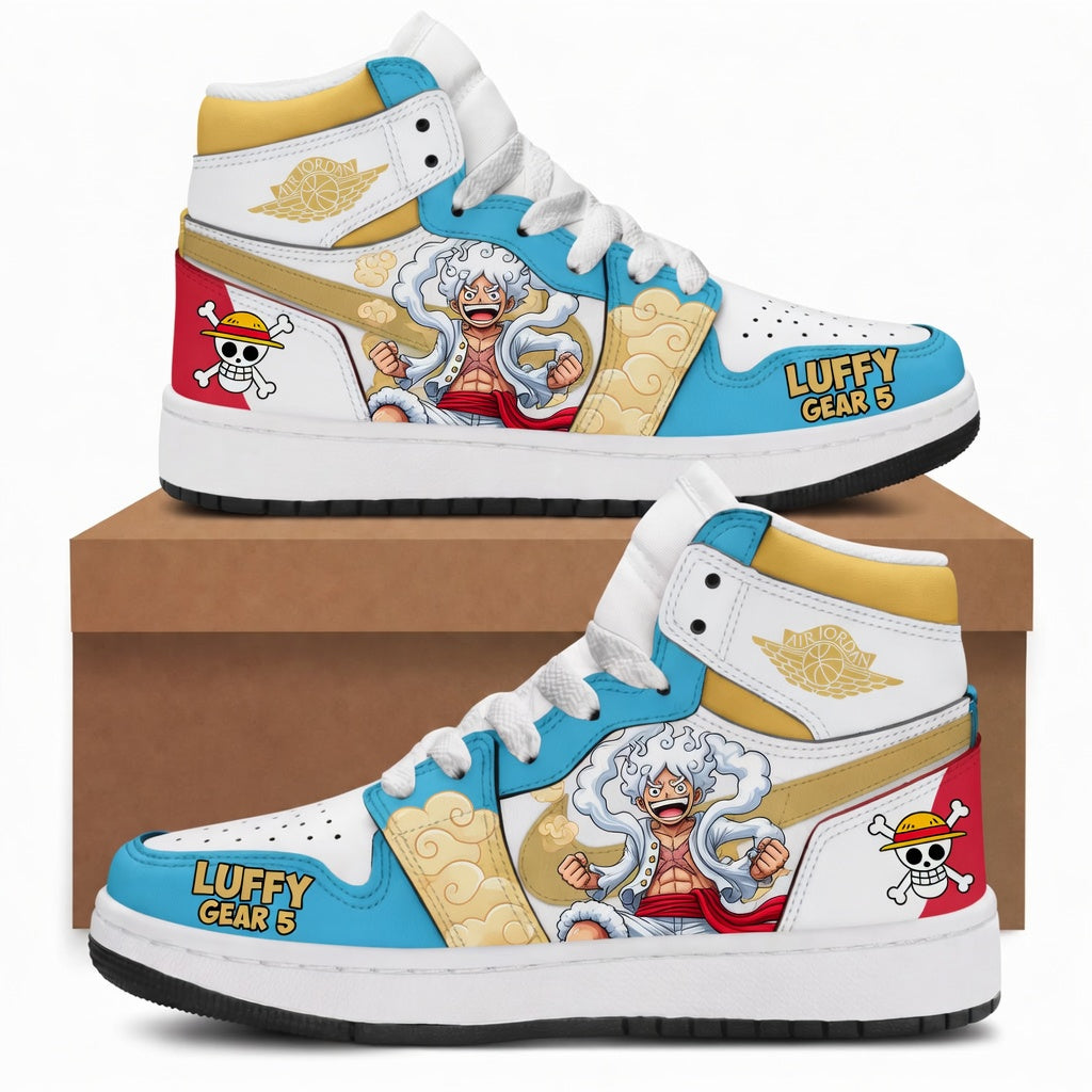 Anime Fan Edition High Top Sneakers — Anime Inspired Inspired Fan Shoes - Custom Fan Apparel Image 3