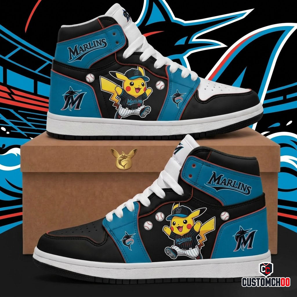 MLB x Pokemon Baseball Fan High Top Sneakers | All 30 Teams Available