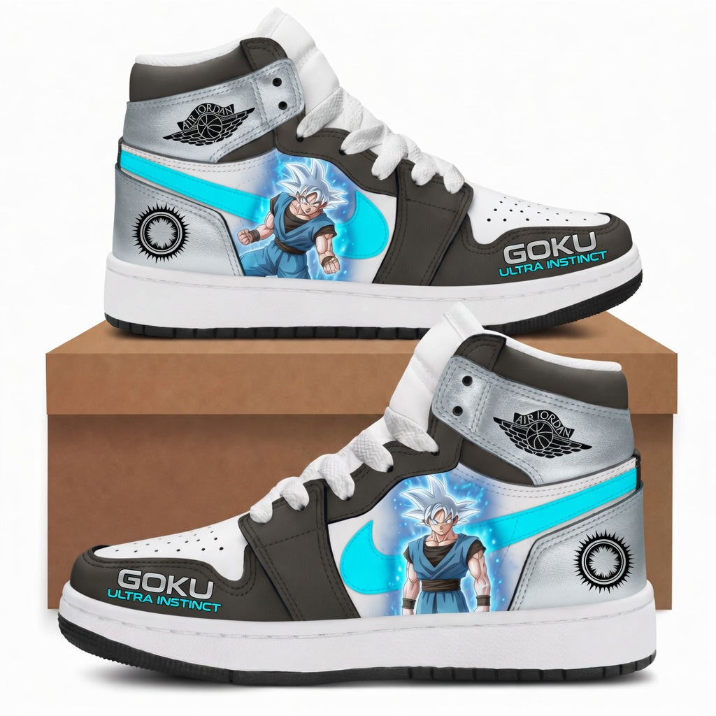 Anime Fan Edition High Top Sneakers — Anime Inspired Inspired Fan Shoes - Custom Fan Apparel Image 3