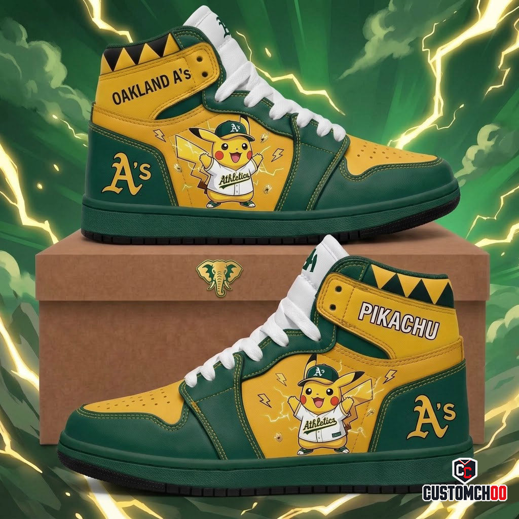 MLB x Pokemon Baseball Fan High Top Sneakers | All 30 Teams Available