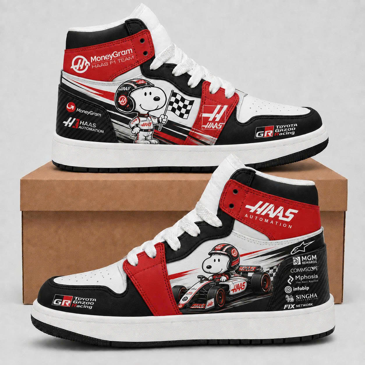 Sport Racing Fan Shoes | All 11 Formulaa Teams Available - Custom Fan Apparel Image 12