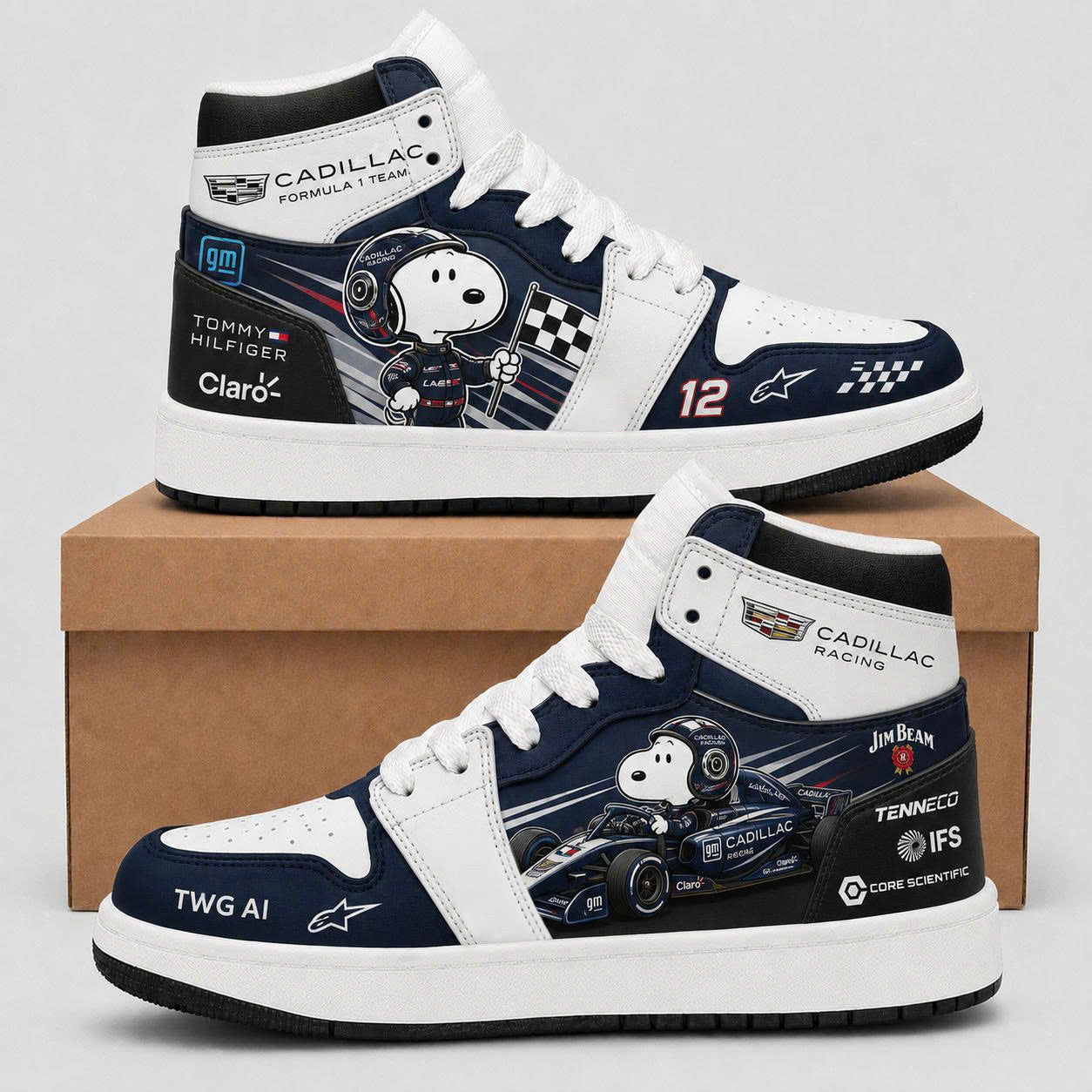 Sport Racing Fan Shoes | All 11 Formulaa Teams Available - Custom Fan Apparel Image 11