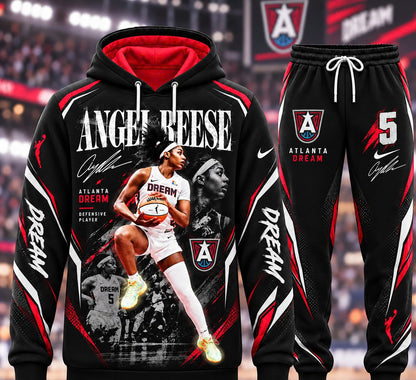 Atlanta Basketball Street-Art Graphic Hoodie & Jogger Set – Edition 05