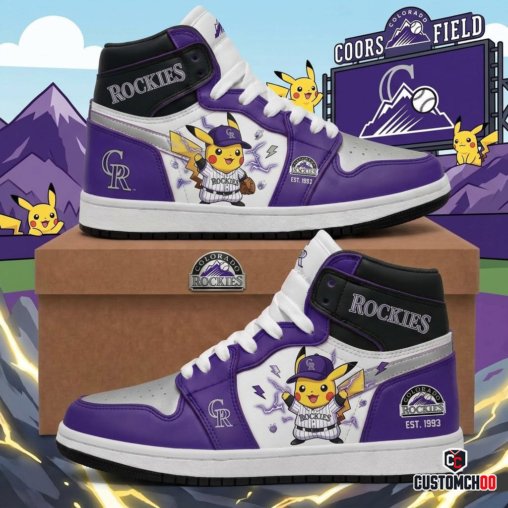 MLB x Pokemon Baseball Fan High Top Sneakers | All 30 Teams Available