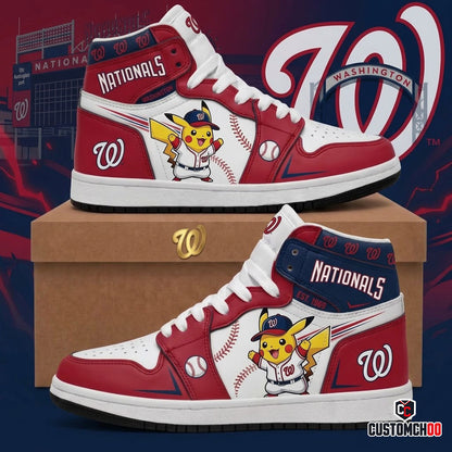 MLB x Pokemon Baseball Fan High Top Sneakers | All 30 Teams Available