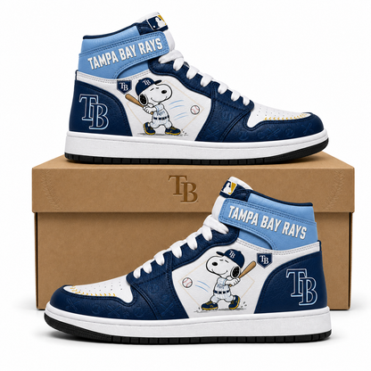 Snoopy MLB Baseball High Top Sneakers (Edition 3) , All 30 Teams Available