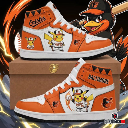 MLB x Pokemon Baseball Fan High Top Sneakers | All 30 Teams Available