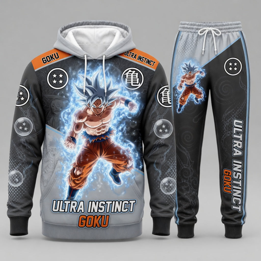 Son Goku Hoodie & Sweatpants Tracksuit Set — Dragon Ball Z Inspired - Custom Fan Apparel Image 9
