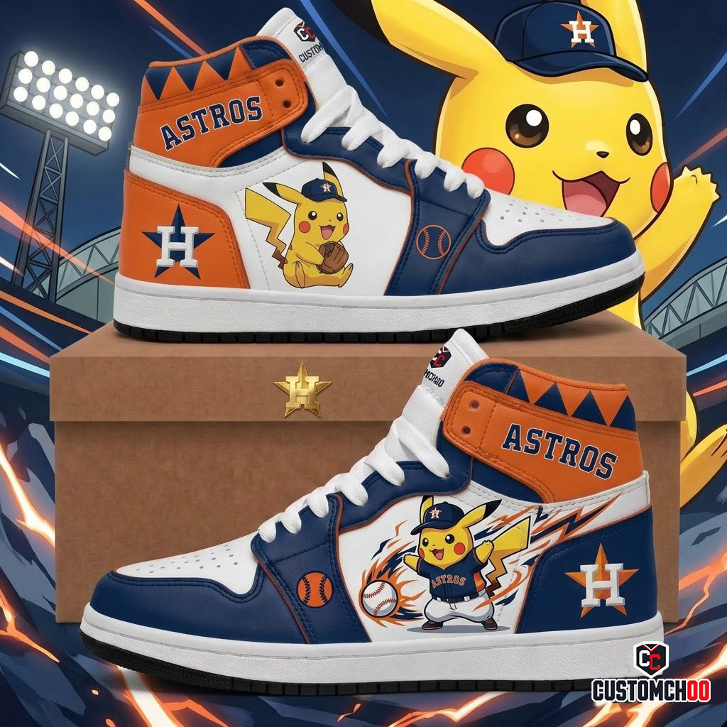 MLB x Pokemon Baseball Fan High Top Sneakers | All 30 Teams Available