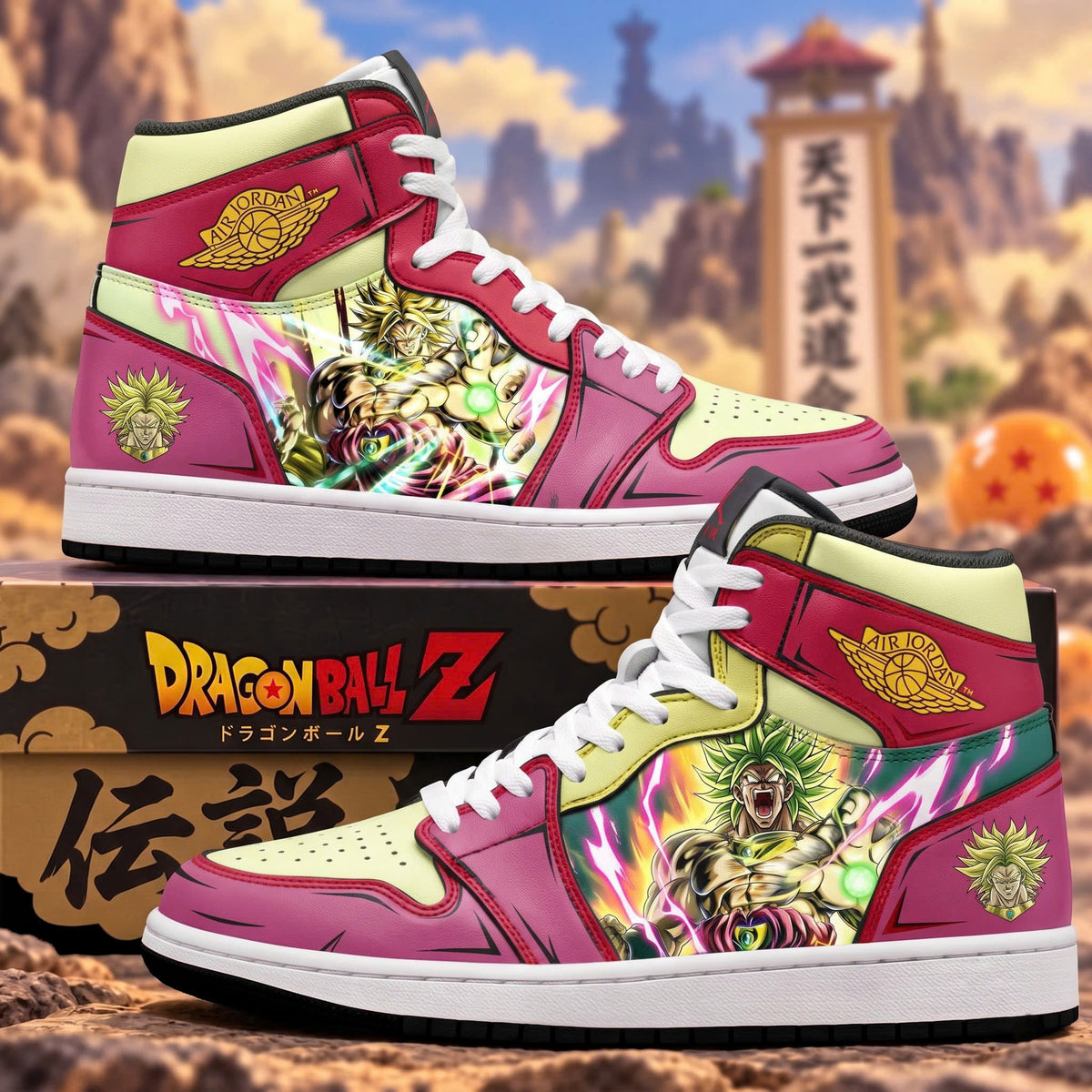 Limited Edition Broly Fan Shoes — Anime High Top Sneaker Gift