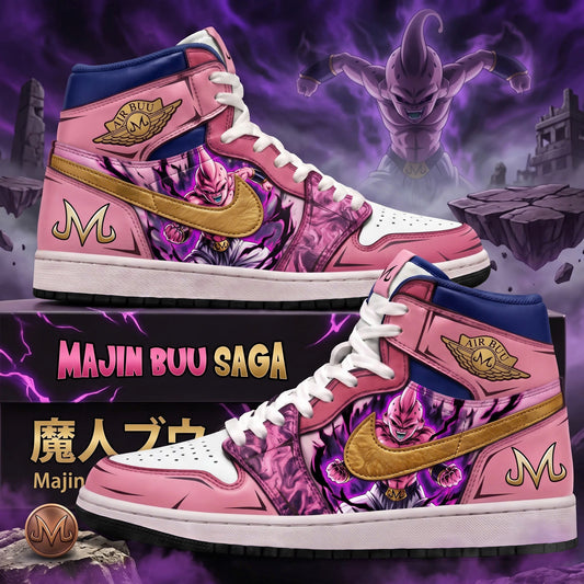 Limited Edition Majin Buu Fan Shoes — Anime High Top Sneaker Gift